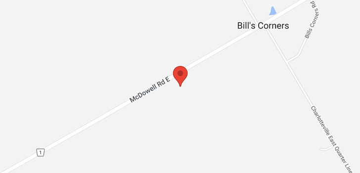 map of 1352 MCDOWELL Road